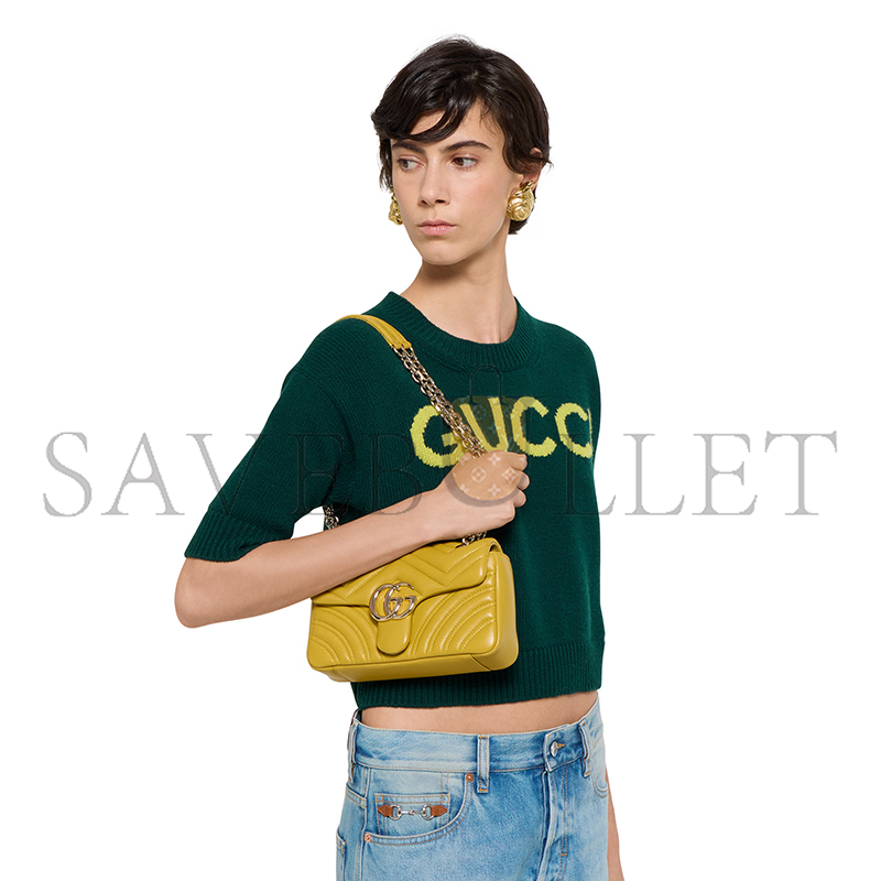 GUCCI GG MARMONT SMALL SHOULDER BAG 837280 (22*12.5*6cm) GUCCI GG MARMONT SMALL SHOULDER BAG 837280 (22*12.5*6cm)